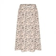 thumbnail image 5 of Mgmyaa Women's A-line Skirt Summer Casual Printed Midi Skirt with Side Pockets Drawstring Elastic Waist Lightweight Long Skirt, 5 of 5