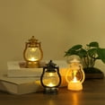 thumbnail image 4 of Uxcell 5 Inch Hanging Decorative Mini LED Candle Lantern Vintage, Bronze Gold, 4 of 5
