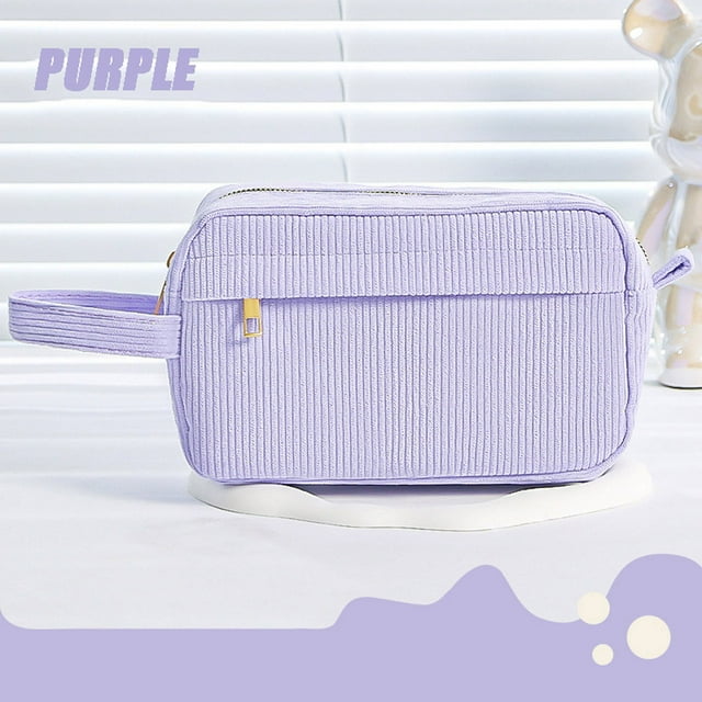 Corduroy Pencil Case Pouch Pencil Case Pencil Pouch Pencil Bag Large Capacity Pencil Case Corduroy Pencil Case Storage Bag High-End High Value Large Capacity Pencil Case