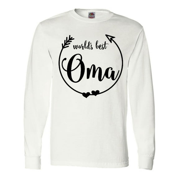 Inktastic World's Best Oma Long Sleeve T-Shirt