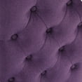 thumbnail image 2 of Roundhill Furniture Leviton Solid Wood Tufted Asons Dining Chair (Set of 2), Purple, 2 of 4