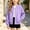Purple, variant on fnnxnal Girls Bomber Jacket Mint Green Lightweight Solid Color with Pockets for School Spring Fall,Size 10-11 T