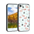thumbnail image 1 of Compatible with iPhone 8 Phone Case, flamingo-birds-7-28 Case Silicone Protective for Teen Girl Boy Case for iPhone 8, 1 of 1