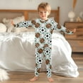 thumbnail image 6 of joogoo Rugby Football Baseball 2 Piece Long Sleeve Tee and Pants Cotton Pajama Set 8Y, 6 of 7