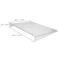 thumbnail image 2 of Hytrove Estante Modular Para Pared Con Panel Slatwall Plástico Transparente Para Organización En Casa, 2 of 7