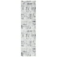 thumbnail image 6 of SAFAVIEH Amelia Carrie Abstract Distressed Area Rug, Grey/Charcoal, 6'7" x 6'7" Round, 6 of 11