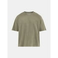 thumbnail image 4 of No Boundaries Boxy Cropped Tee, Men's and Big Men's, 4 of 5