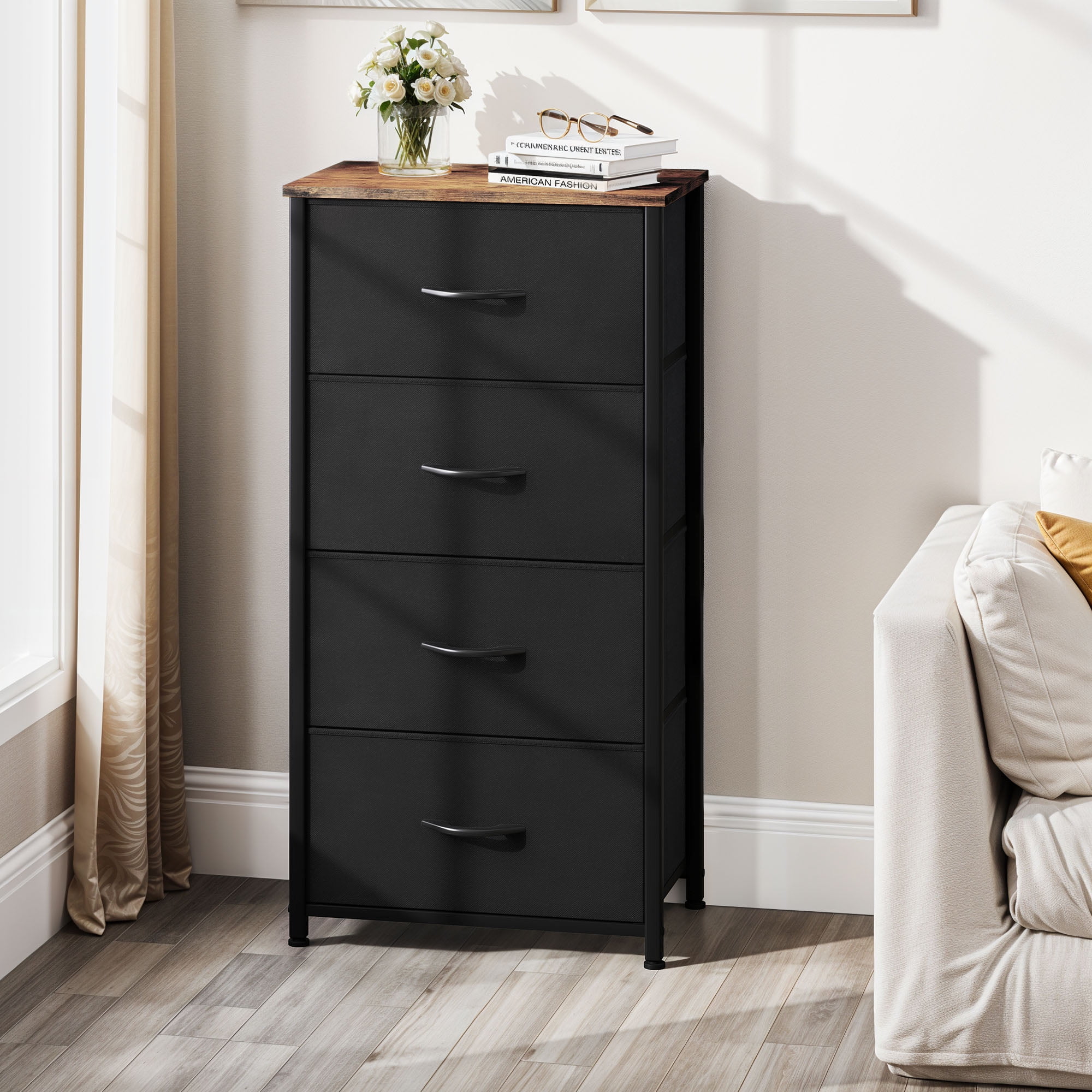 alexa 7 drawer dresser black 1998 s/s Yohji Yamamoto Runway Black Crepe Asymmetric Bias Cut Dress main image 1