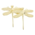 thumbnail image 1 of Minkissy Dragonfly Shaped Decorative Drawer Knobs 2Pcs Zinc Alloy Countryside Design 3.14In, 1 of 7