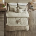 thumbnail image 4 of Boone 7 Piece Faux Suede Comforter Set, 4 of 5