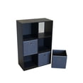 thumbnail image 5 of Proman Products 6 Cube Storage Organizer, 36"H x 24"W x 12"D Black, 5 of 5