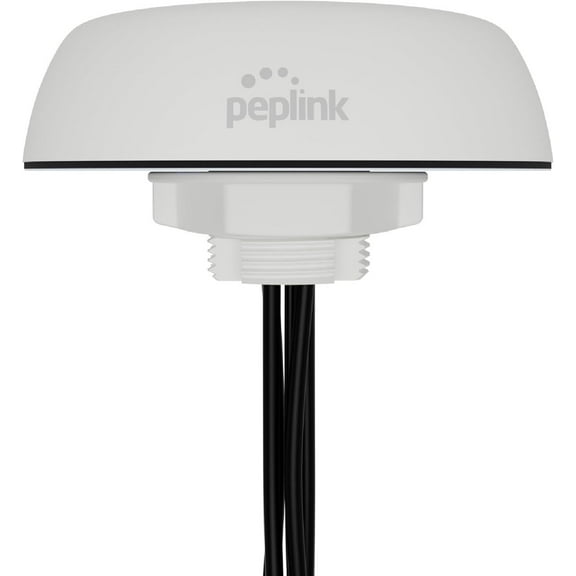 Peplink Cellular Antenna Mobility 40G 5G/LTE Ready 4x4 MIMO Multi Band External Router Computer Networking Antenna System with GPS Receiver IP68 Rating QMA Connectors, 1 ft, Black