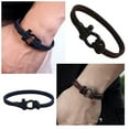 thumbnail image 5 of ZOUBAOQ Beach Surfing Milan Rope Bracelet U-shaped Horseshoe Buckle Rope Bracelets Jewelry Bracelet For Couple Suitable Summer Stone Stone bracelet Phoenix men curb bracelet,mens gifts women Ey, 5 of 9