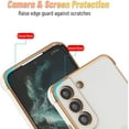 thumbnail image 2 of for Samsung Galaxy S22 Case, Slim Shockproof Electroplated Samsung Galaxy S22 Protective Phone Case, White, 2 of 6