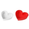 thumbnail image 2 of Plyzle Heart Baking Mold 1-Cup Non-stick Silicone Baking Mold Pans, 1.97 in Diameter Cups, 2 of 5