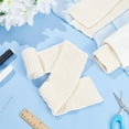 thumbnail image 5 of 2Pcs Knitted Rib Fabric Cuffs Replacement 29.5x2.75inch Tubular Rib Knit Fabric for Waistband Wear Cotton Padded Jacket Sportswear Cuffs Extension 3.5mm Thick Antique White, 5 of 9