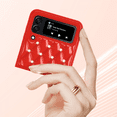 thumbnail image 4 of Leather Phone Case Compatible with Samsung Galaxy Z Flip 4 5G 2022 ,Anti-Drop Shockproof Luxury Proective Cover, 4 of 4