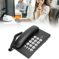 thumbnail image 4 of Desktop Phone, Multifunction Clear Sound Quality Professional Design Landline Phone Big Buttons  For Hotel For Office For Home Black, 4 of 8