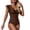 01 Coffee, variant on Awdenio Swimsuit for Women Cutout One Piece Swimsuit with Ring Linked Bathing Suit for Beach Vacation