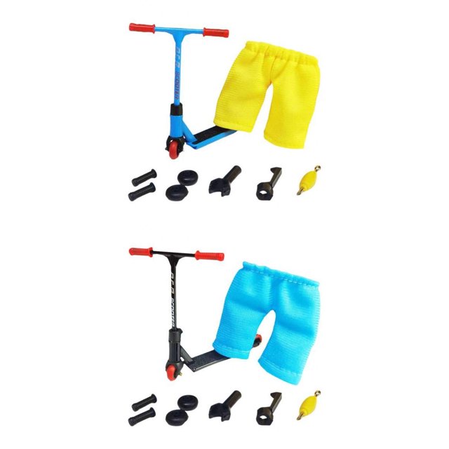 Diapasón perfke juguetes de Navidad Azul negro patineta de dedo
