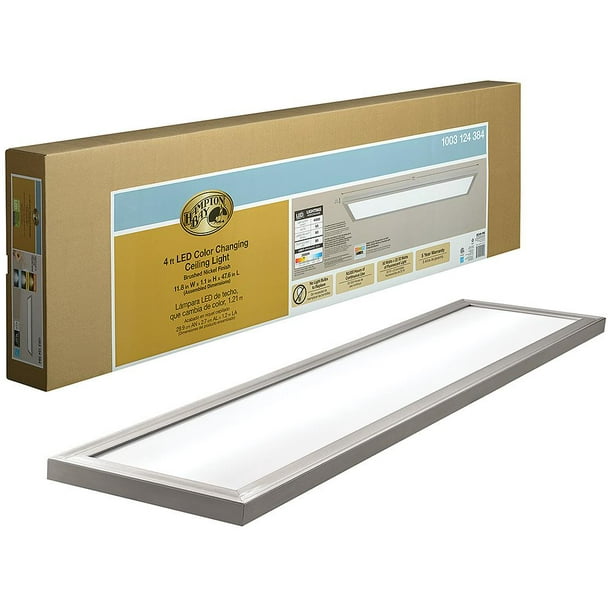 48 in. x 12 in. Low Profile Selectable LED Flush Mount Ceiling 