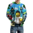 thumbnail image 6 of Ninjago Casual Pullover Hoodie Unisex Hooded Sweatshirt Novelty 3D Graphic Long Sleeve Sweater with Pocket L, 6 of 8