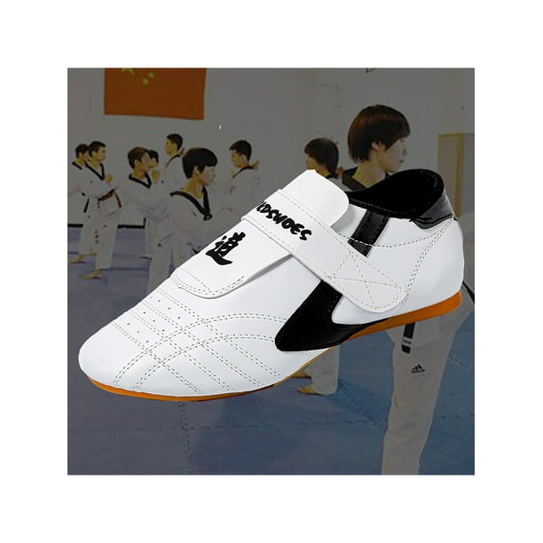 Avamo Kids Taekwondo Shoes Anti Slip Tai Chi Sneakers Round Toe Martial Arts Taichi Shoe Breathable Karate Kung Fu Sneaker Boxing White 5 2Y Walmart