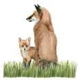 thumbnail image 2 of Popp, Grace 26x26 Black Ornate Wood Framed with Double Matting Museum Art Print Titled - Woodland Babes I, 2 of 4