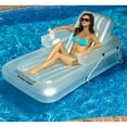 thumbnail image 2 of Swimline Vinyl Inflatable Kickback Adjustable Pool Float, Grey, 2 of 7