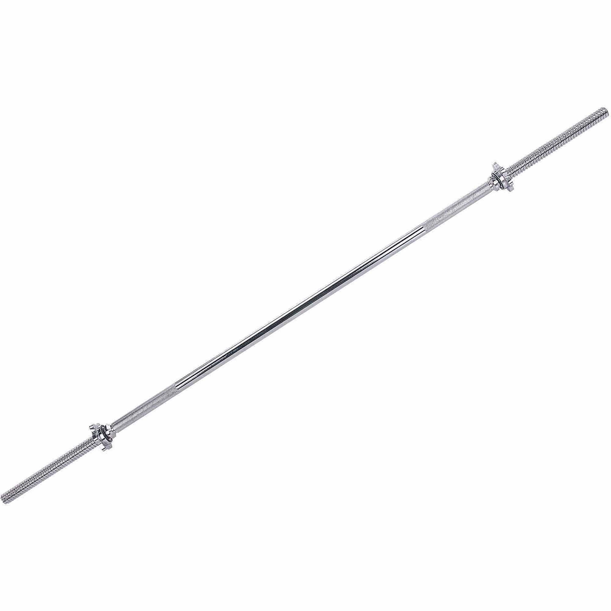Photo 1 of Sunny Health & Fitness - Sunny Health & Fitness 60 In. Threaded Solid Chrome Barbell Bar