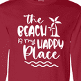 thumbnail image 4 of Inktastic Spring Break the Beach is My Happy Place Long Sleeve T-Shirt, 4 of 5