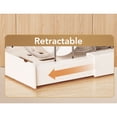 thumbnail image 3 of Pot Pan Organizer, Expandable Stainless Steel Pot Lid Organizer  for Chopping Boards White, 3 of 7