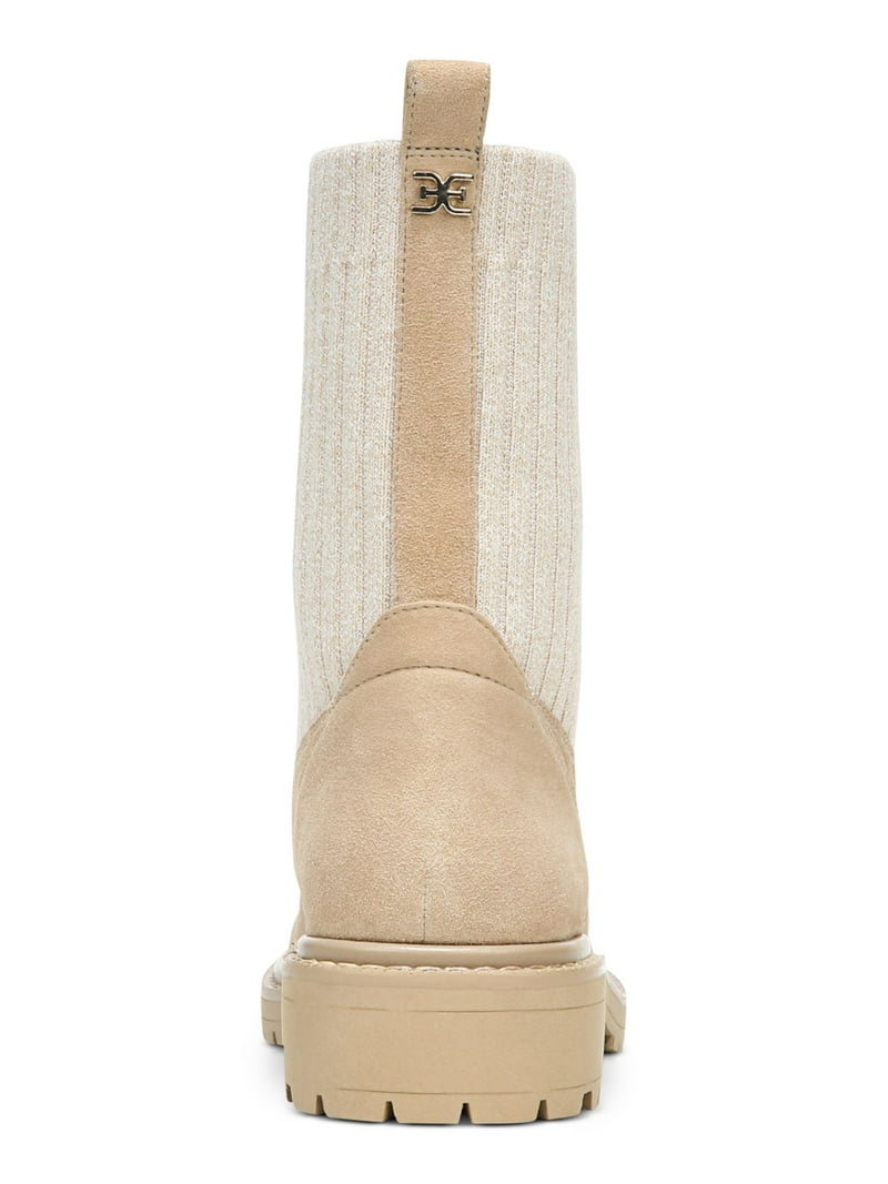 SAM EDELMAN Womens Beige Knit Comfort Water Resistant  display picture 2