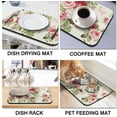 thumbnail image 3 of Dish Drying Mat for Kitchen Counter 20x12in Washable Quick Dish Drying Pad Rubber Backed Absorbent Draining Mat Fit Kitchen Counter,Bar,Under Sink,Dishes,Utensils,Dish Rack, 3 of 6