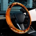 thumbnail image 6 of Thanksgiving Pumpkin Pie 14.5 Inch Printing PVC Leather Car Wheel Cover Steering Wheel Covers Auto Accessories, 6 of 6