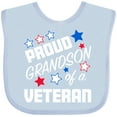 thumbnail image 3 of Inktastic Proud Grandson of a Veteran Veterans Day Boys Baby Bib, 3 of 4