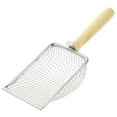 TUIBELYN Stainless Steel Cat Litter Scoop Poop Sifting Shovel
