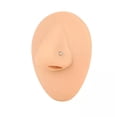 thumbnail image 4 of QQTDFG 20g Stainless Steel Nose Stud Heart Spike Nose Piercing Crystal Nostril Piercing-Spike-S Shape-Gold, 4 of 9