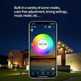 thumbnail image 6 of Smart Light Bulbs, with RGB LED Color Changing, Bluetooth and Wi-Fi Bulb, A19/E26 9W Night Light Bulbs for Alexa and Google Smart Home,4 Packs, 6 of 9