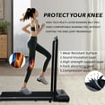 thumbnail image 6 of BITOUSHI 2 in 1 Folding Treadmill 3.0HP Under Desk Electric Treadmill Installation-Free with Remote Control APP Control and LED Display, Walking Jogging for Home Office - Grey, 6 of 9