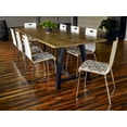 thumbnail image 5 of KFI Studios Urban Loft 6' x 3.5' Dining Table, Solid Wood Espresso Top, 5 of 7