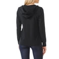thumbnail image 6 of ClothingAve. Women's Lightweight Comfy Zip-Up Hoodie | Active, Casual, Running Cotton Blend Long Sleeve Jacket Female Hoodie, 6 of 7