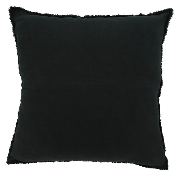 Saro Lifestyle Fringed Design Down Filled Throw Pillow