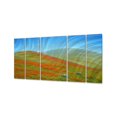 thumbnail image 4 of All My Walls 0040ME00007 Poppy Fields Wall Sculpture, Blue - Oversize, 4 of 5