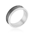 thumbnail image 1 of Mens Band Ring with Animal Print Detail - Size 10, 1 of 1