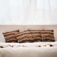 thumbnail image 7 of Ambesonne Vintage Throw Pillow Cover 4 Pack, Strikes Pattern, 16", Multicolor, 7 of 7