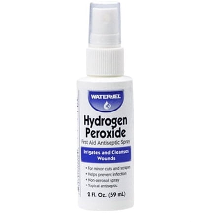 WATER-JEL U.S.P. 3% Hydrogen Peroxide Spray Pump Bottle 2 oz. 2-Count