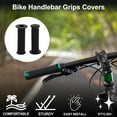 thumbnail image 2 of Unique Bargains Bike Handlebar Grips Covers 117mm Long Lightweight Bicycle End Grips Protector Black 1 Pair, 2 of 6