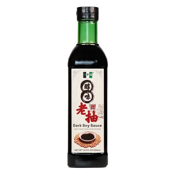 NPG Premium Dark Soy Sauce 16.9 Fl Oz, All Purpose Seasoning for Sushi, Chinese & Korean Cuisine Authentic Flavor Enhancer for Stir Fry