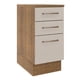 thumbnail image 1 of Mueble de Cocina MADESA Agata 40 cm 3 Cajones Marrón/Crema, 1 of 5